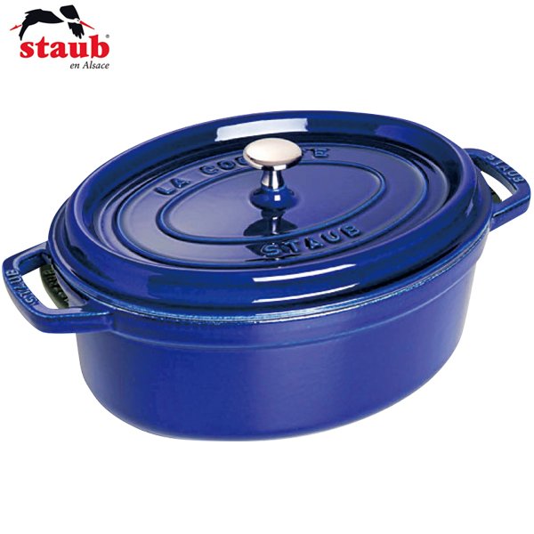 ご予約】 Staub ストウブ ピコ ココットオーバル 27cm グランブルー