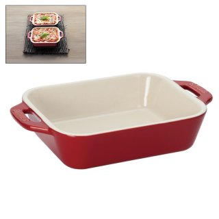 Staub ストウブ セラミックレクタンギュラーディッシュ 14cm