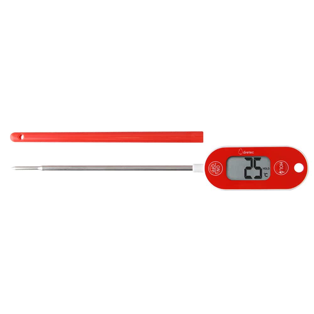 HACCP対応クッキング温度計　O-280 レッド