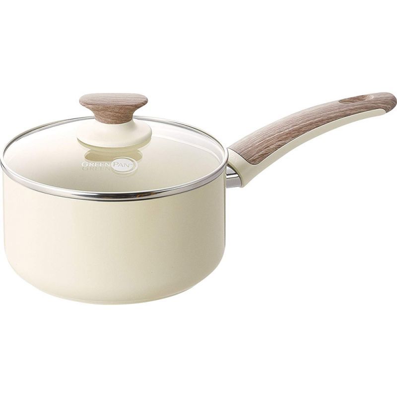 GREEN PAN グリーンパン　ウッドビー　ソースパン　16cm　[IH対応・蓋付]