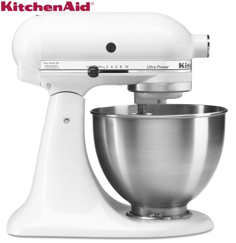 KitchenAid　キッチンエイド　スタンドミキサー　4.3L　9KSM95WH　【ホワイト】