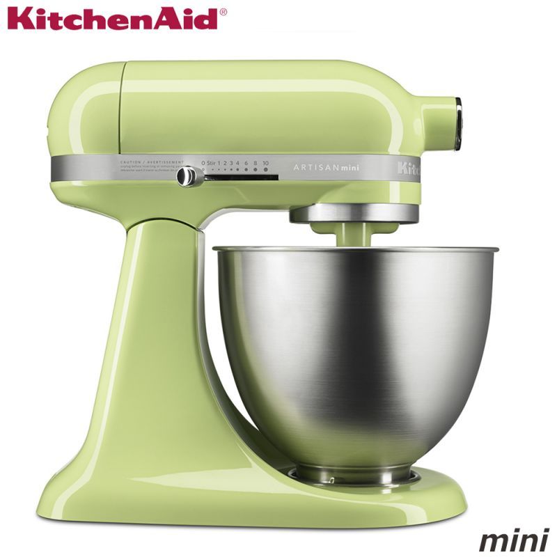 【メーカー在庫なくなり次第廃番】KitchenAid　キッチンエイド　ミニ　スタンドミキサー　3.3L　9KSM3311XHW　【メロン】ご注文前に在庫をお問い合わせください