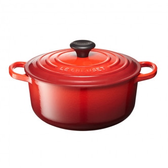 LE CREUSET　ル・クルーゼ　ココットロンド　16cm　チェリーレッド　※