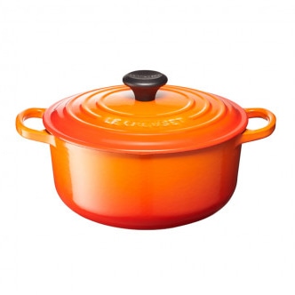 LE CREUSET　ル・クルーゼ　ココットロンド　16cm　オレンジ　※