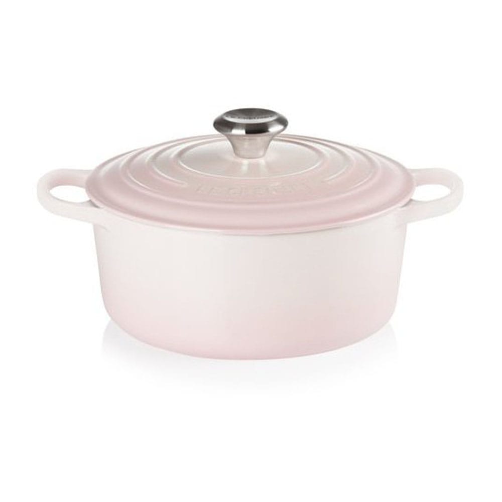 LE CREUSET　ル・クルーゼ　ココットロンド　24cm　シェルピンク　※