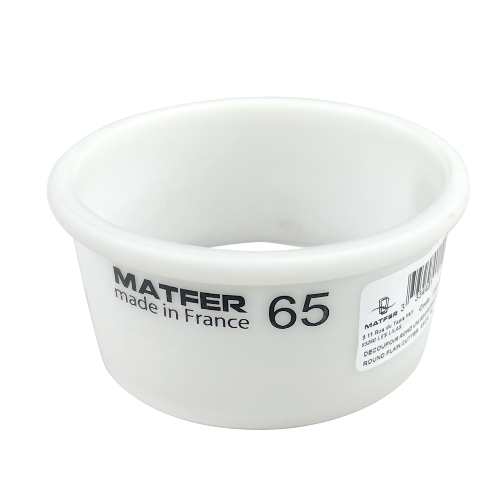 Matfer　マトファー 丸フラット抜型　65　内径6.5×H3.5cm