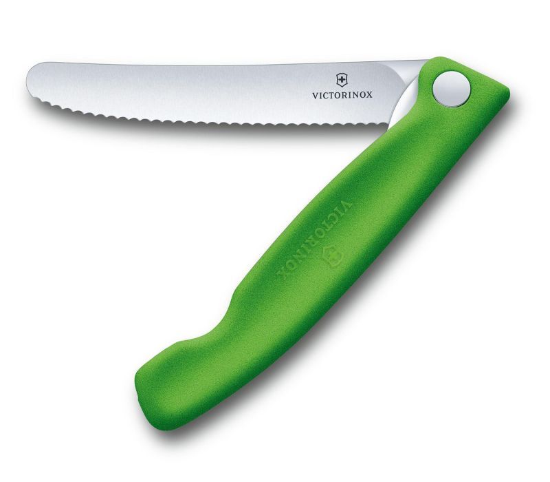 Victorinox　ビクトリノックス　折り畳み式パーリングナイフ　グリーン　〔メール便OK〕